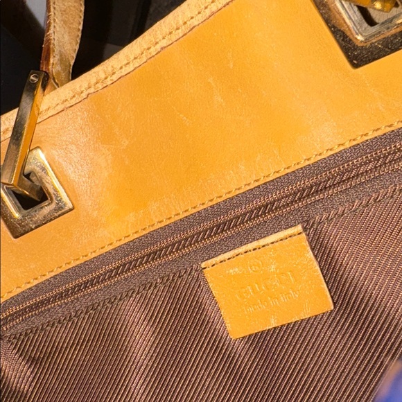 Gucci Beige Monogram Tote Bag - Picture 8 of 9